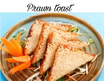 A7. Sesame King Prawn on Toast