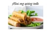 A9. Mini Vegetable Spring Rolls